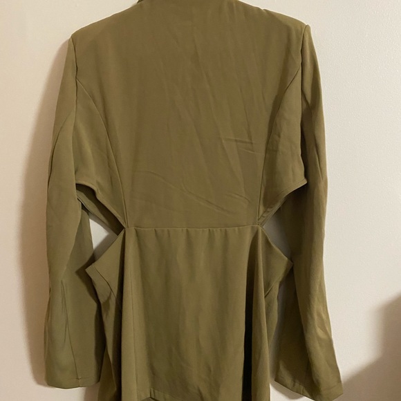 SHEIN Army Green Blazer - Picture 2 of 5